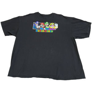 Super Mario Crew Neck Short Sleeved T-Shirt, Size 3Xl